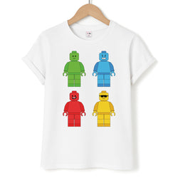Bricks Figures Rainbow Unisex T-Shirt