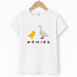 Homies Chick And Duck T-Shirt