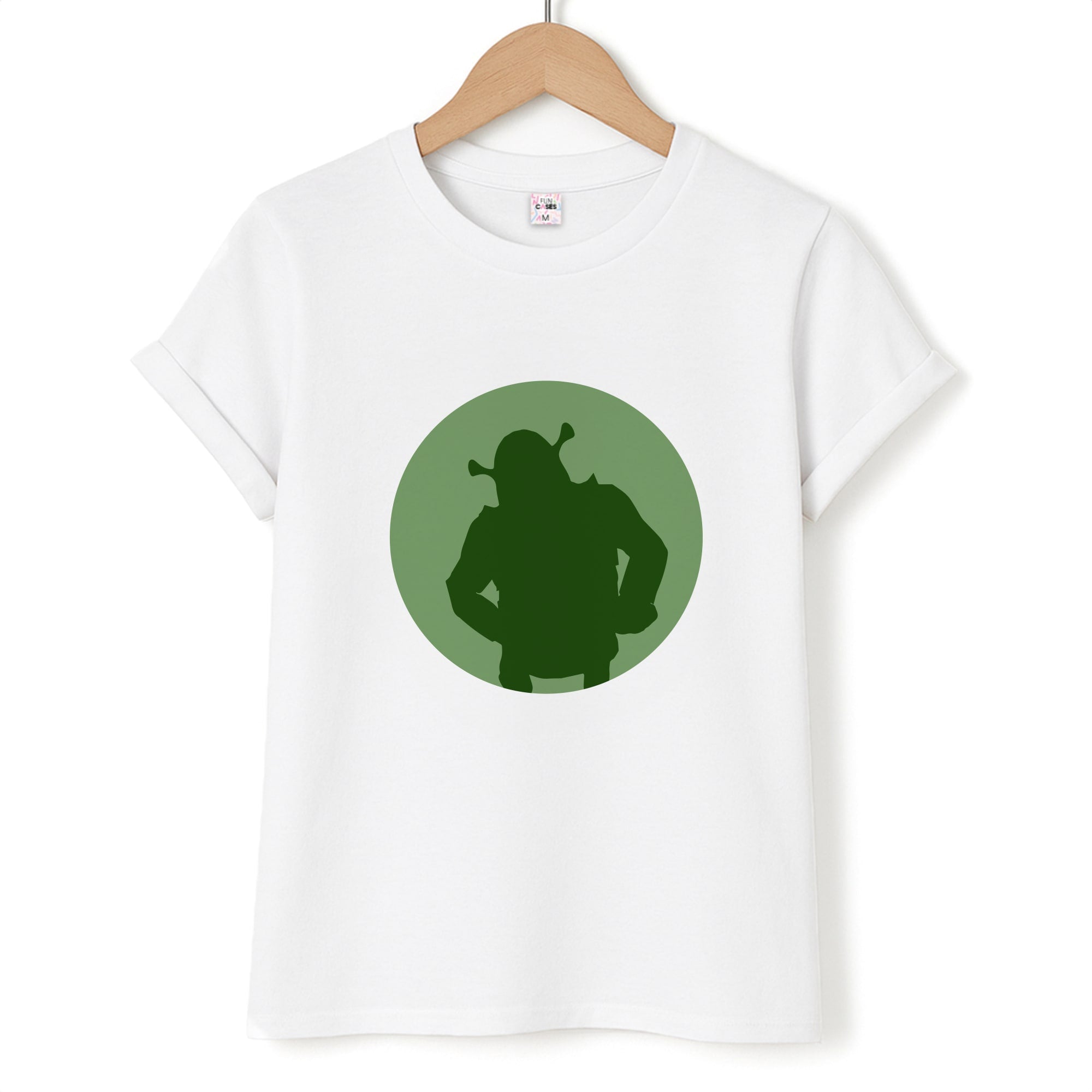 Green Ogre Outline Unisex T-Shirt