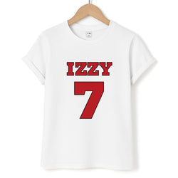 Black And White Stripes - Personalised Football   Unisex T-Shirt