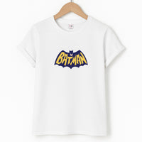 Bat Superhero Purple Logo T-Shirt