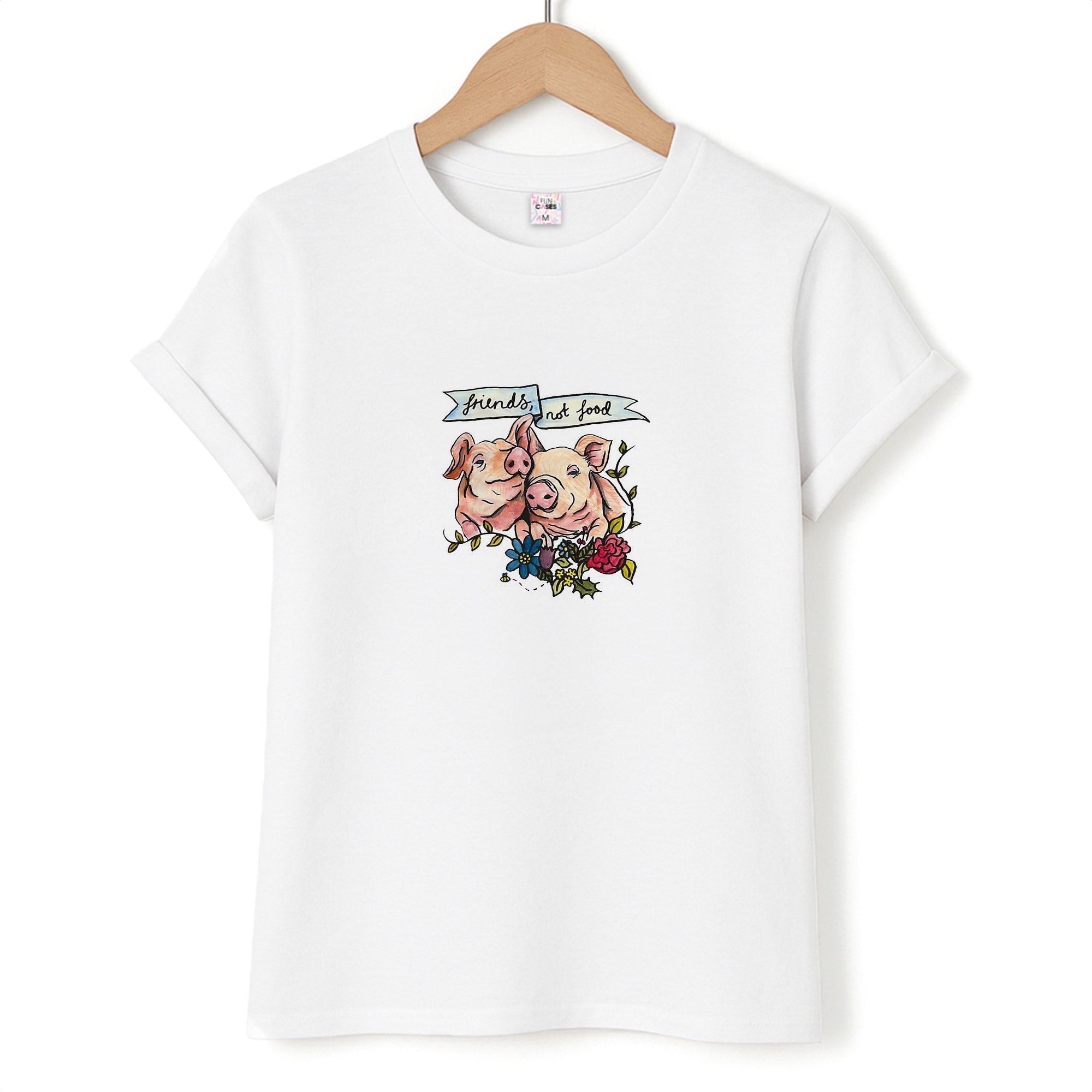 Friends Not Food - Vegan T-Shirt