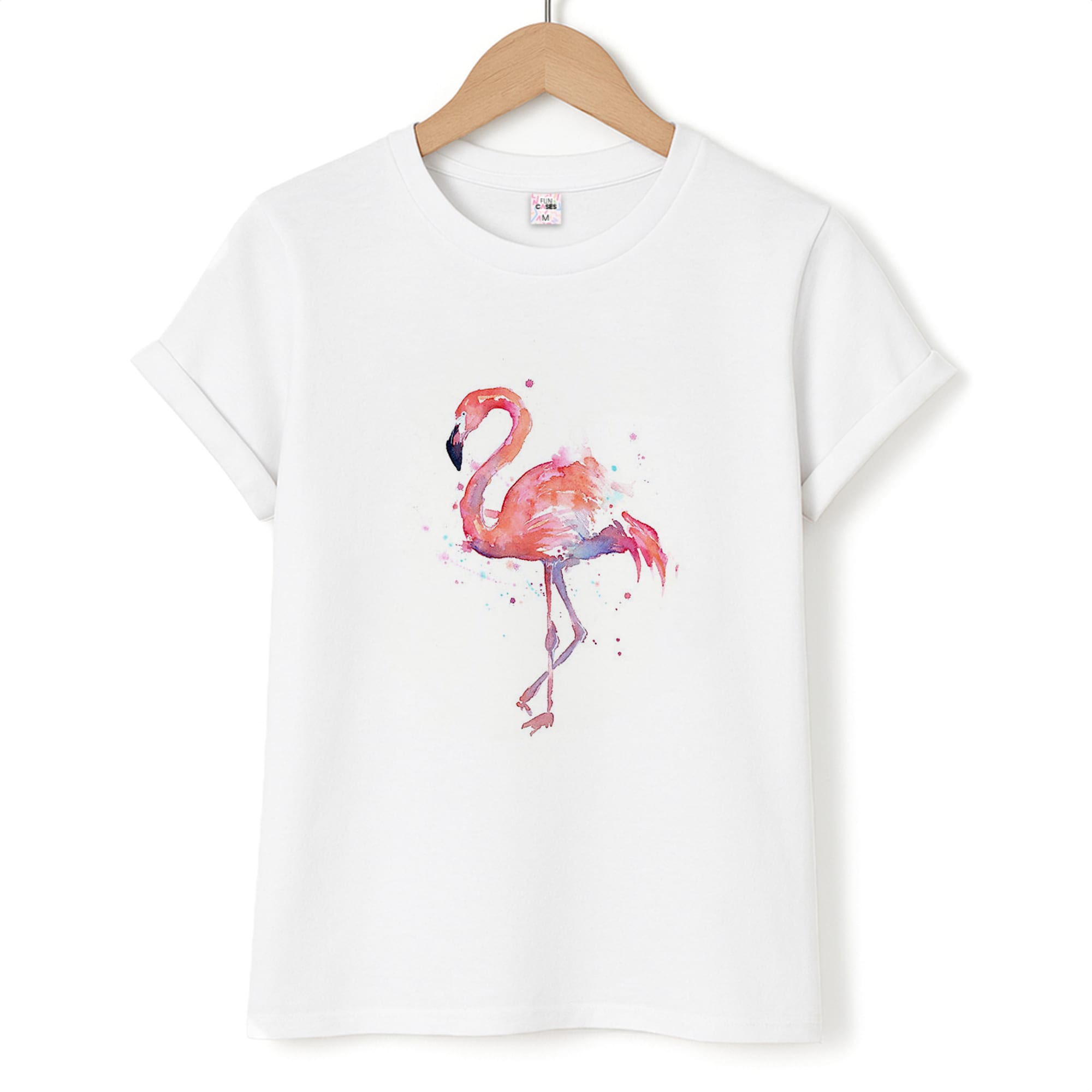 Watercolour Flamingo Painting Unisex T-Shirt