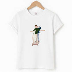 Two Men And A Dog Unisex T-Shirt