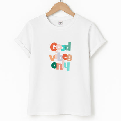 Colourful Good Vibes Only Unisex T-Shirt