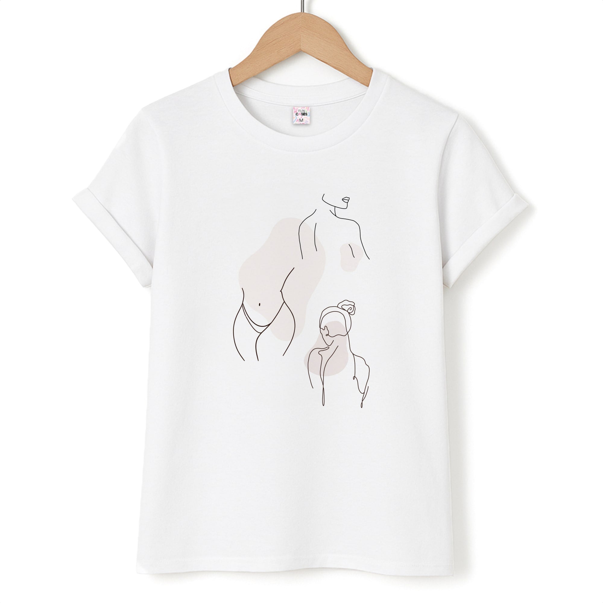 Silouhette nude Unisex T-Shirt