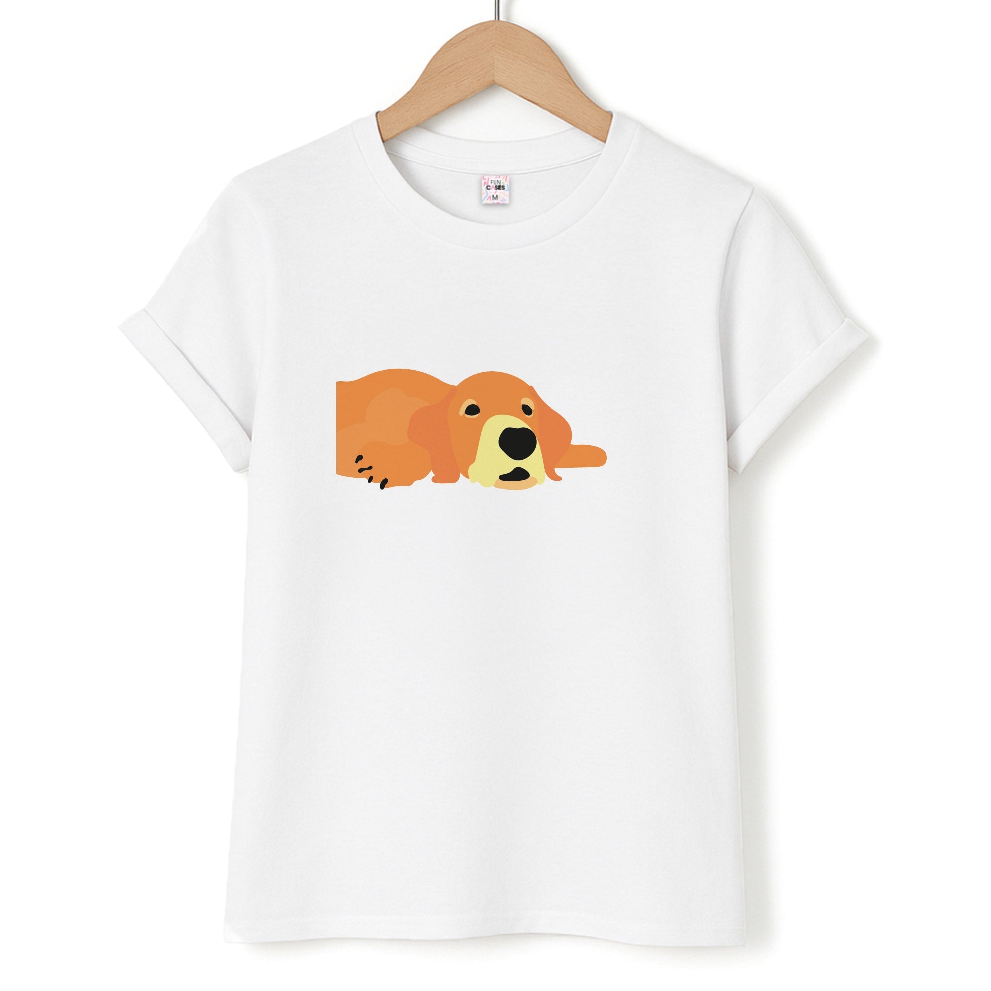 Laying and chilling - Dog Patterns T-Shirt