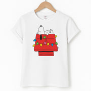 Cartoon Beagle Fairylights T-Shirt 1