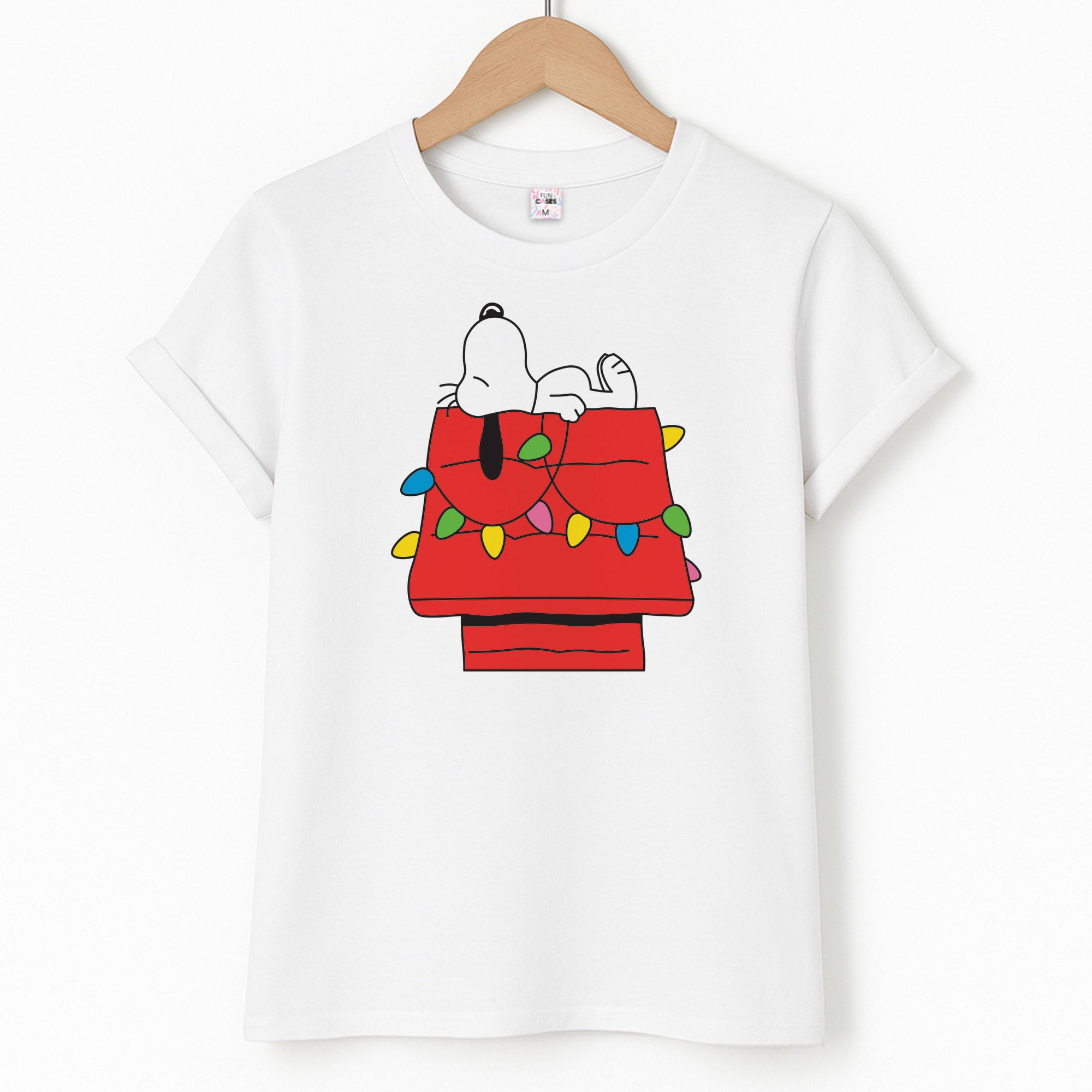 Cartoon Beagle Fairylights T-Shirt