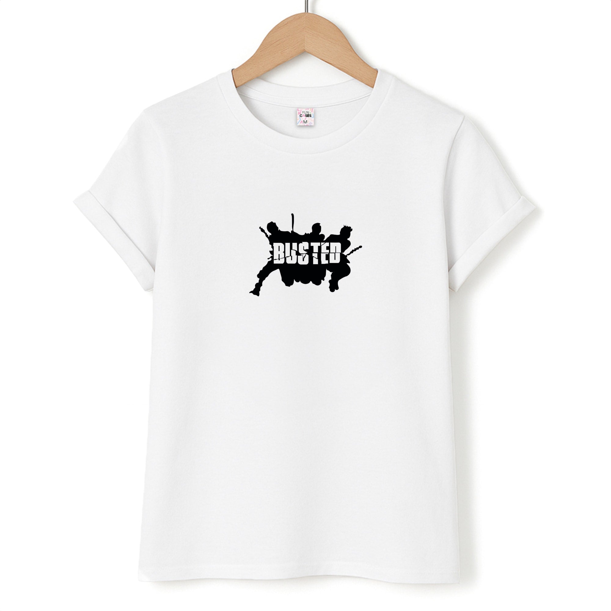 Splatter Text - Bust Band Unisex T-Shirt