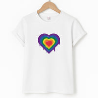 Dripped heart - Pride T-Shirt