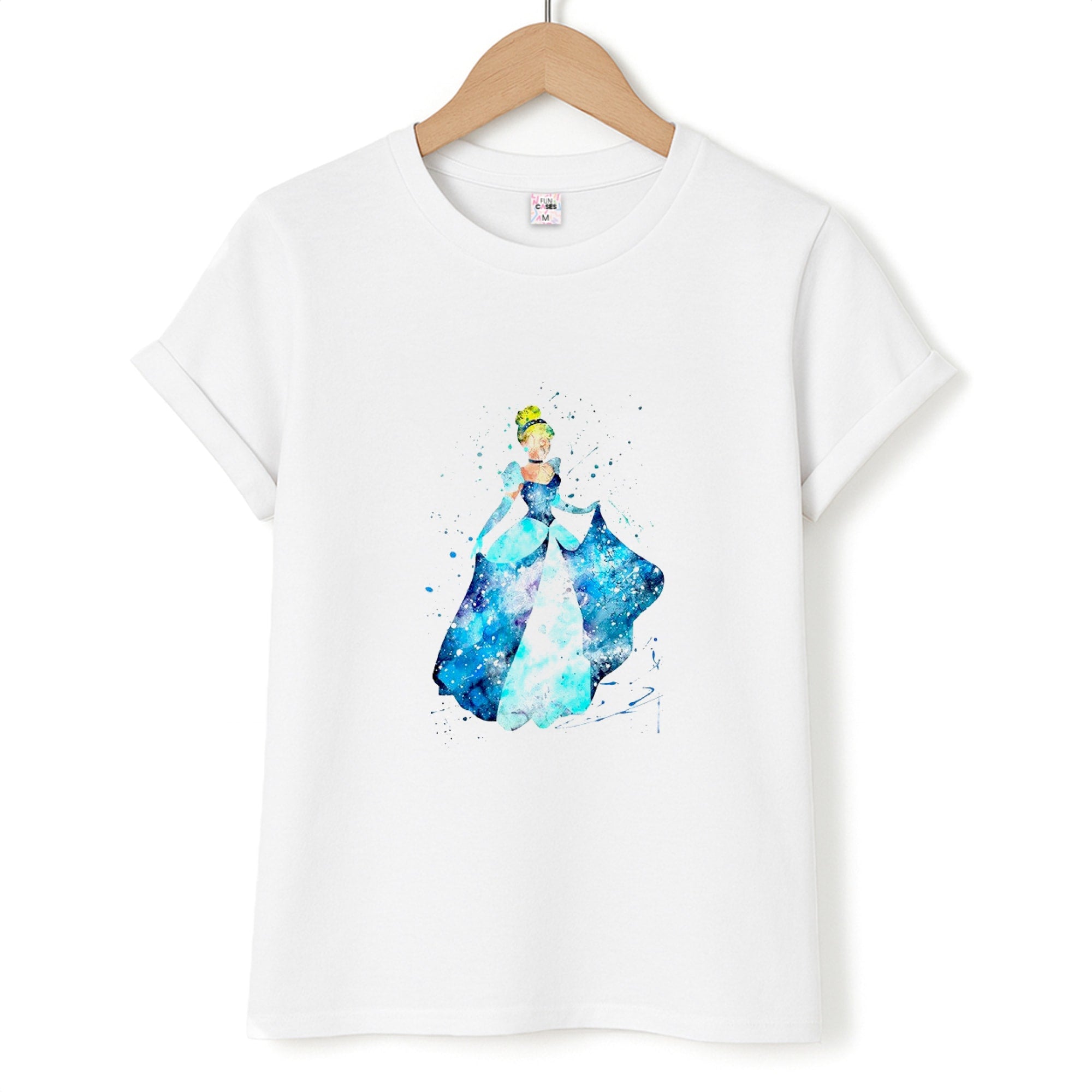 Watercolour Cinderella Fairytale Unisex T-Shirt