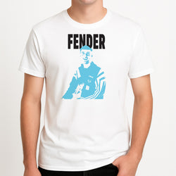 Fender Silhouette Blue T-Shirt