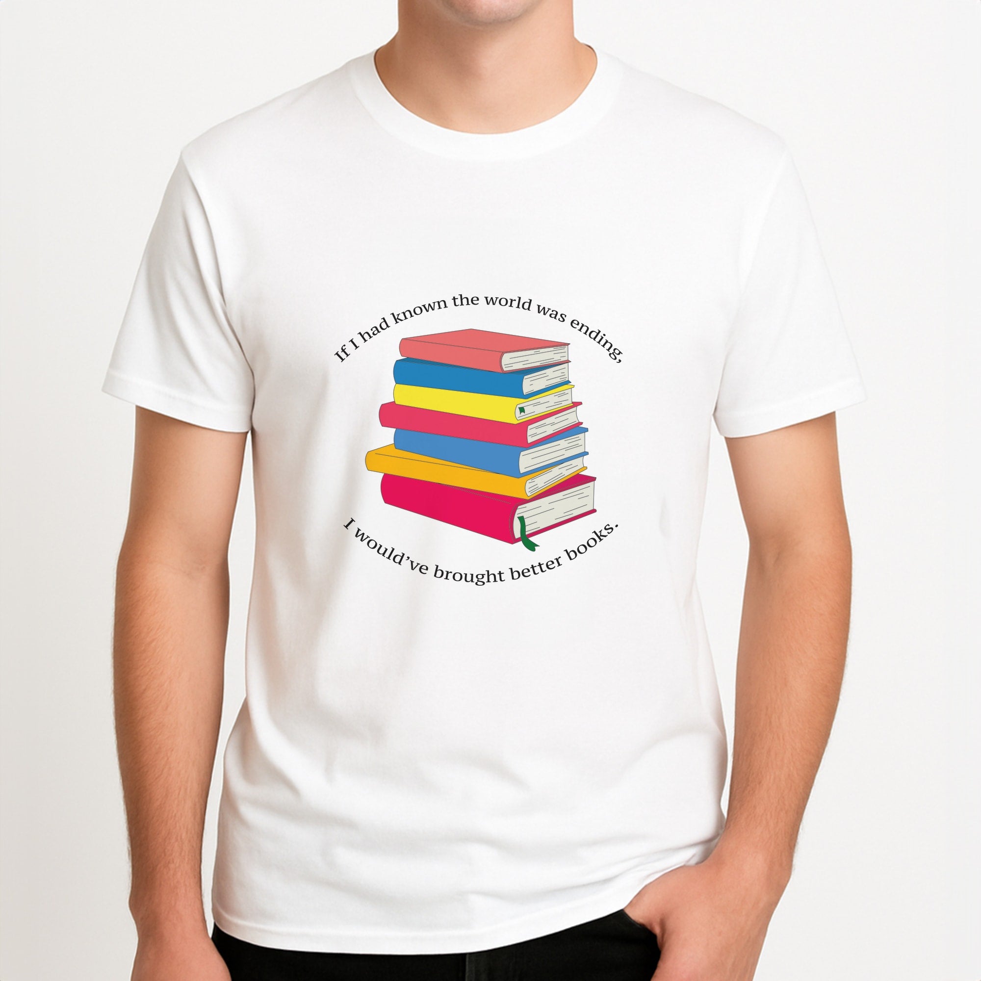 If I Had Known - TV Quotes Unisex T-Shirt, worn by a male model.