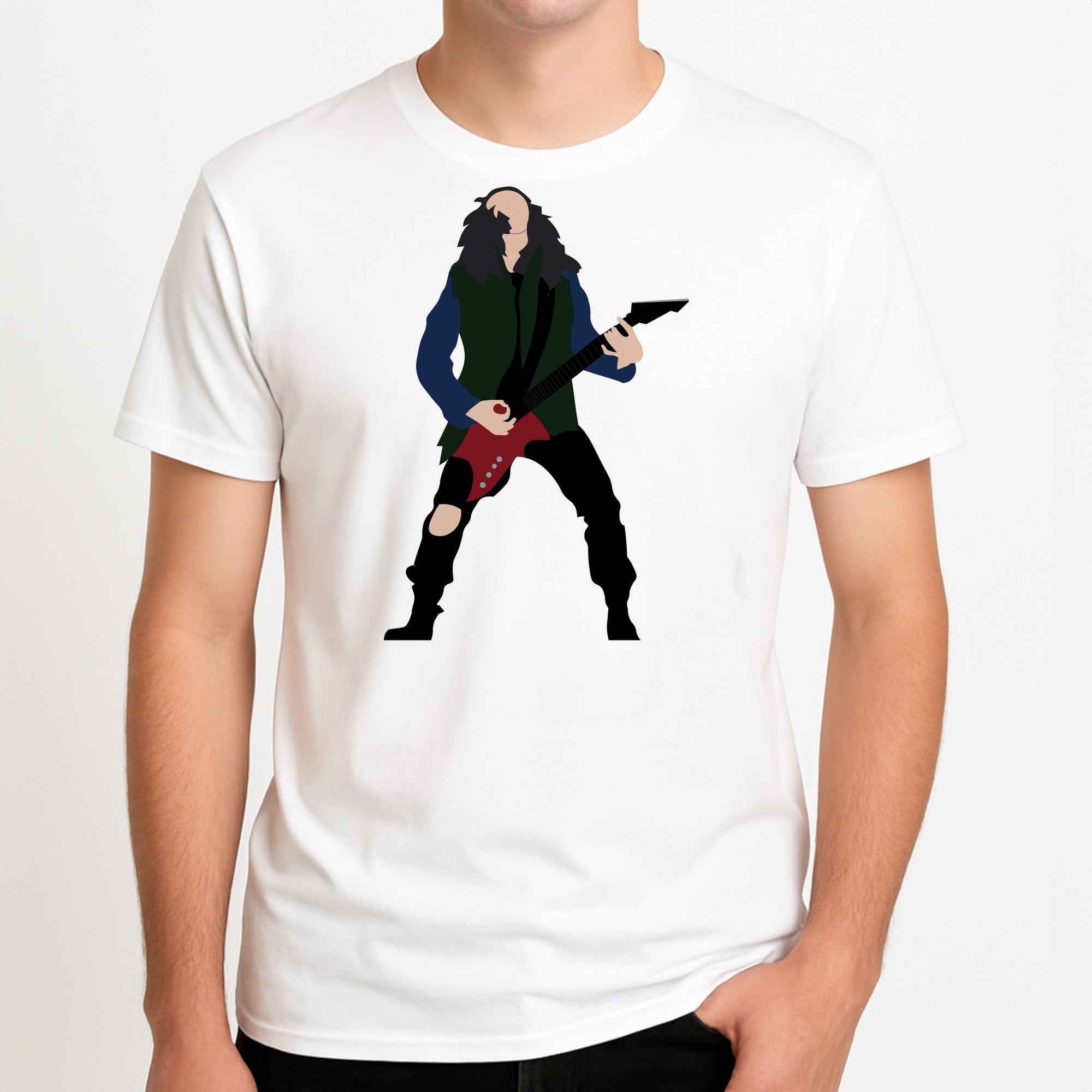 Eddie Munson Playing Guitar T-Shirt