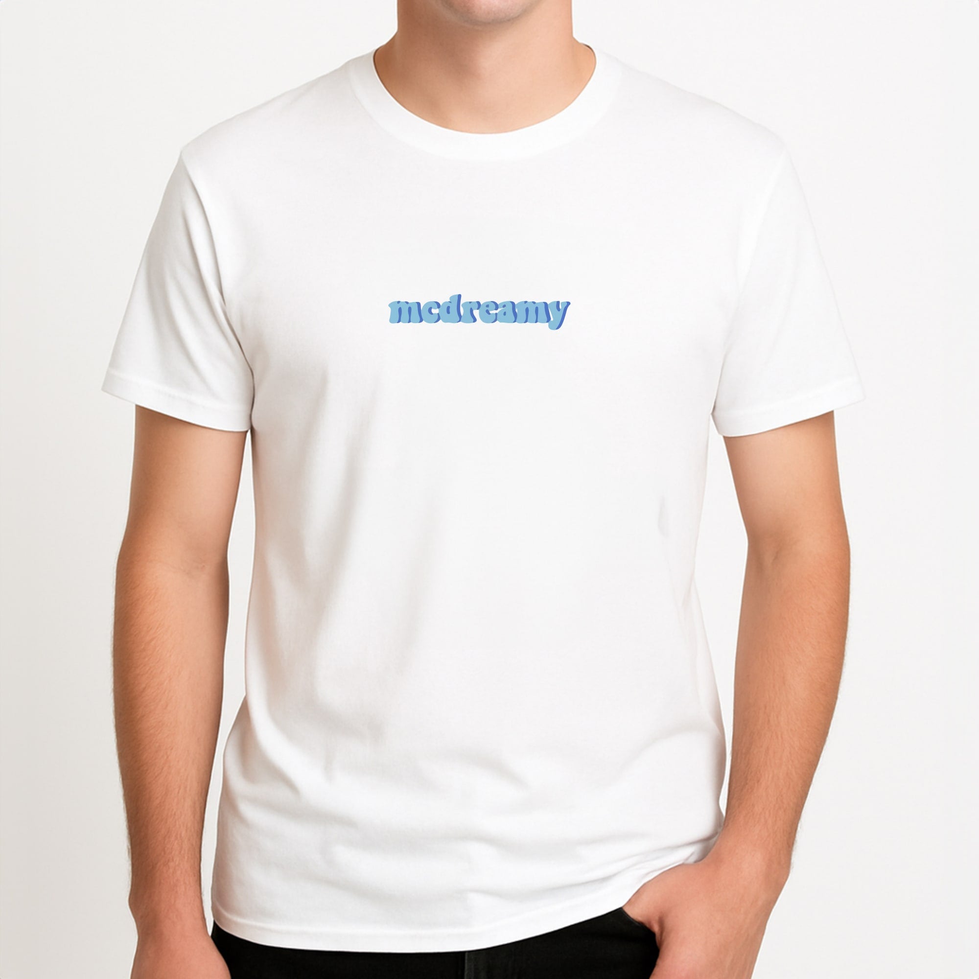 Mcdreamy - Grey's Unisex T-Shirt, worn by a male model.