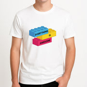 Everything Is Awesome Bricks T-Shirt 4