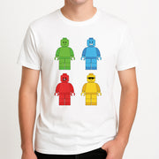 Bricks Figures Rainbow T-Shirt 4