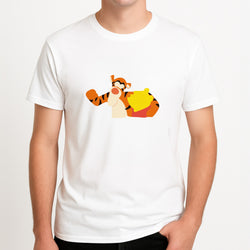 Tiger and Winnie - Winnie Unisex T-Shirt, worn by a male model.
