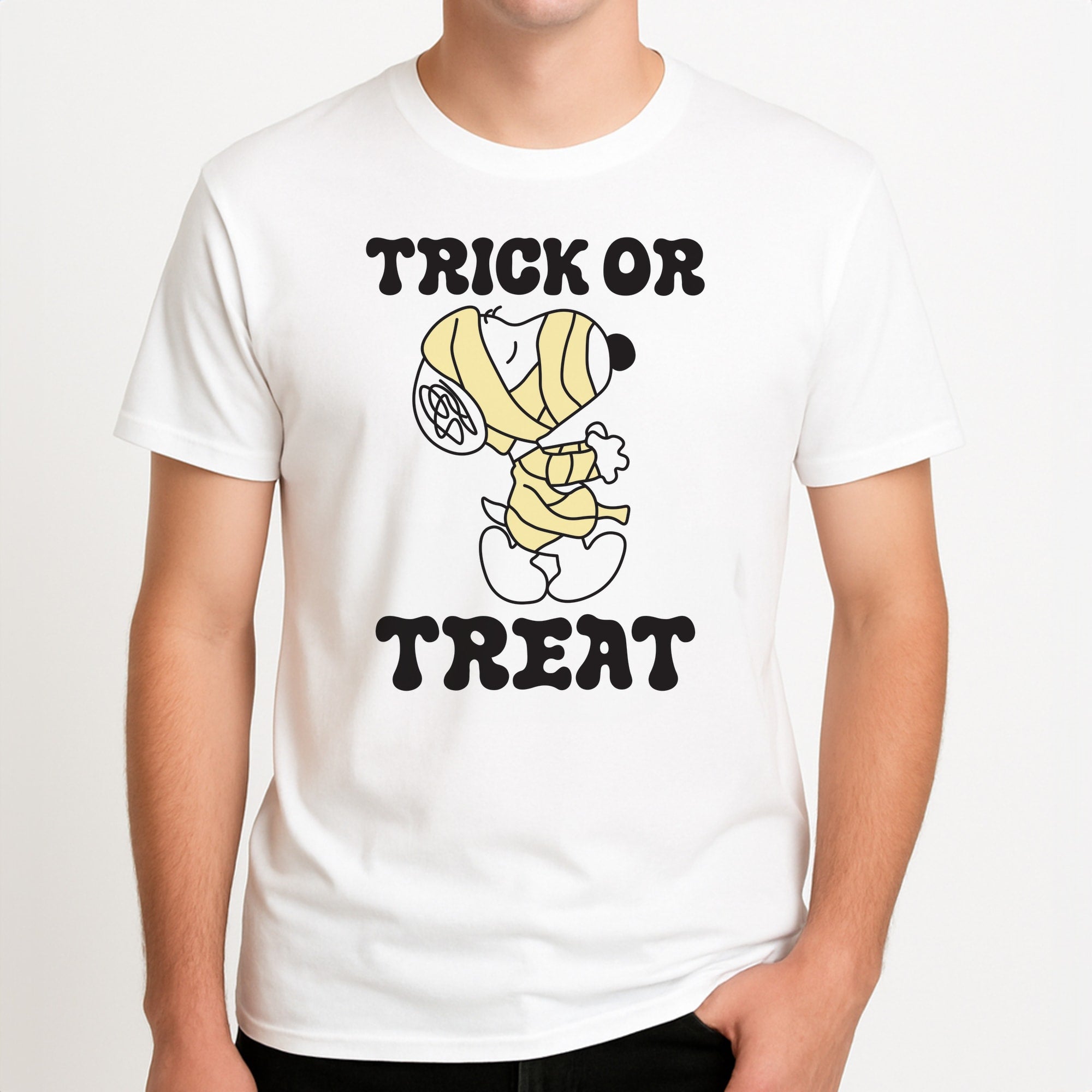 Trick Or Treat Snoopy - Snoopy Halloween Men's T-Shirt