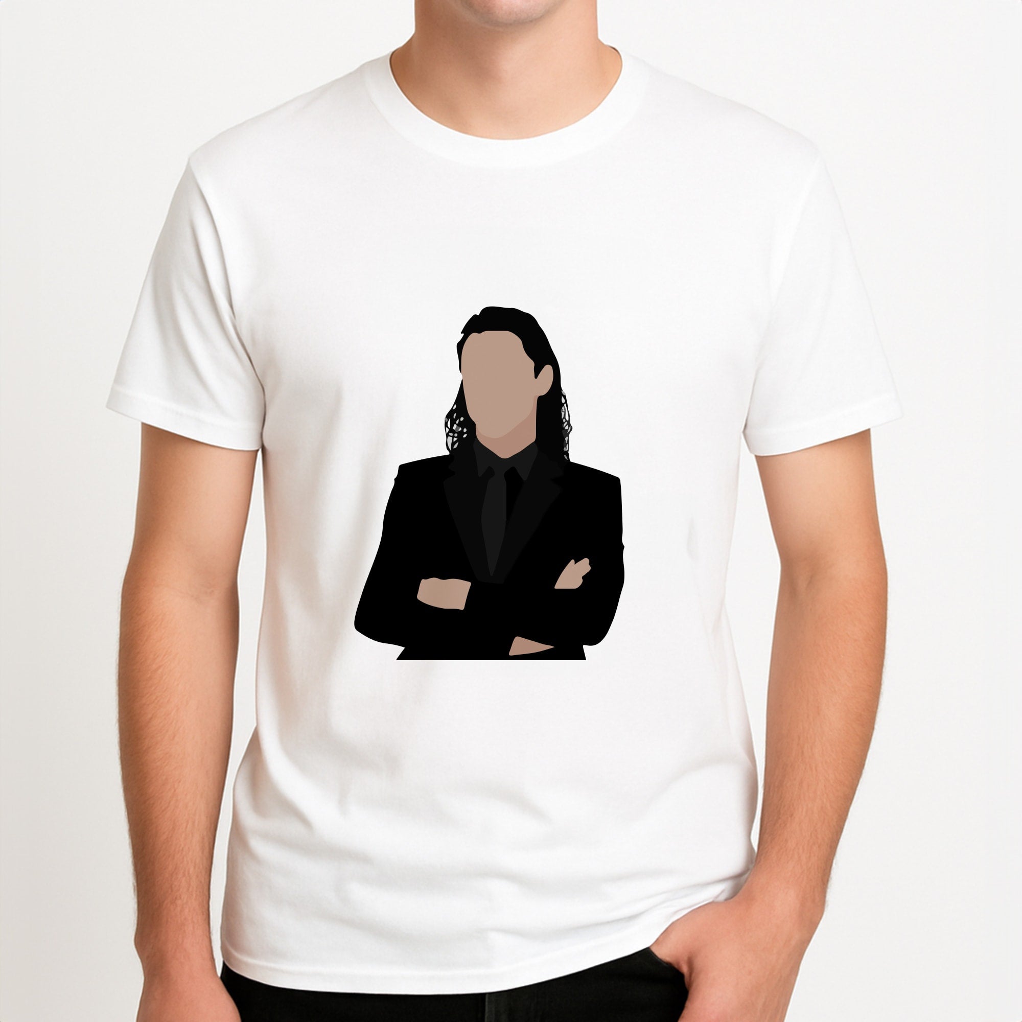 Loki Unisex T-Shirt, worn by a male model.