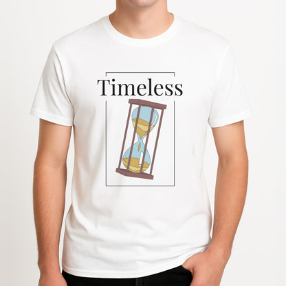Timeless - N-Dubz Unisex T-Shirt, worn by a male model.