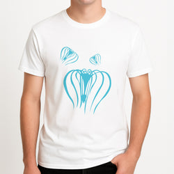Tree Of Souls Unisex T-Shirt, worn by a male model.