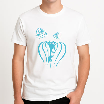 Tree Of Souls Unisex T-Shirt, worn by a male model.