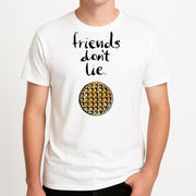 Friends Don't Lie Waffle T-Shirt 4