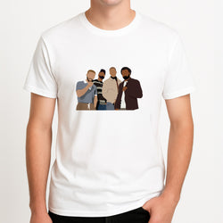 JLS Members Inspired Unisex T-Shirt, worn by a male model.