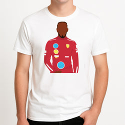 Hamilton In Red T-Shirt