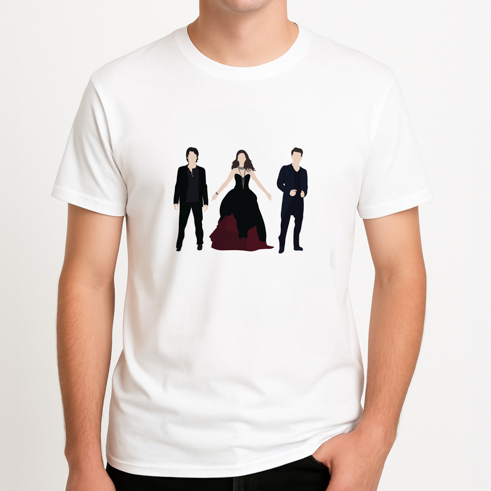Pose - VD Unisex T-Shirt, worn by a male model.
