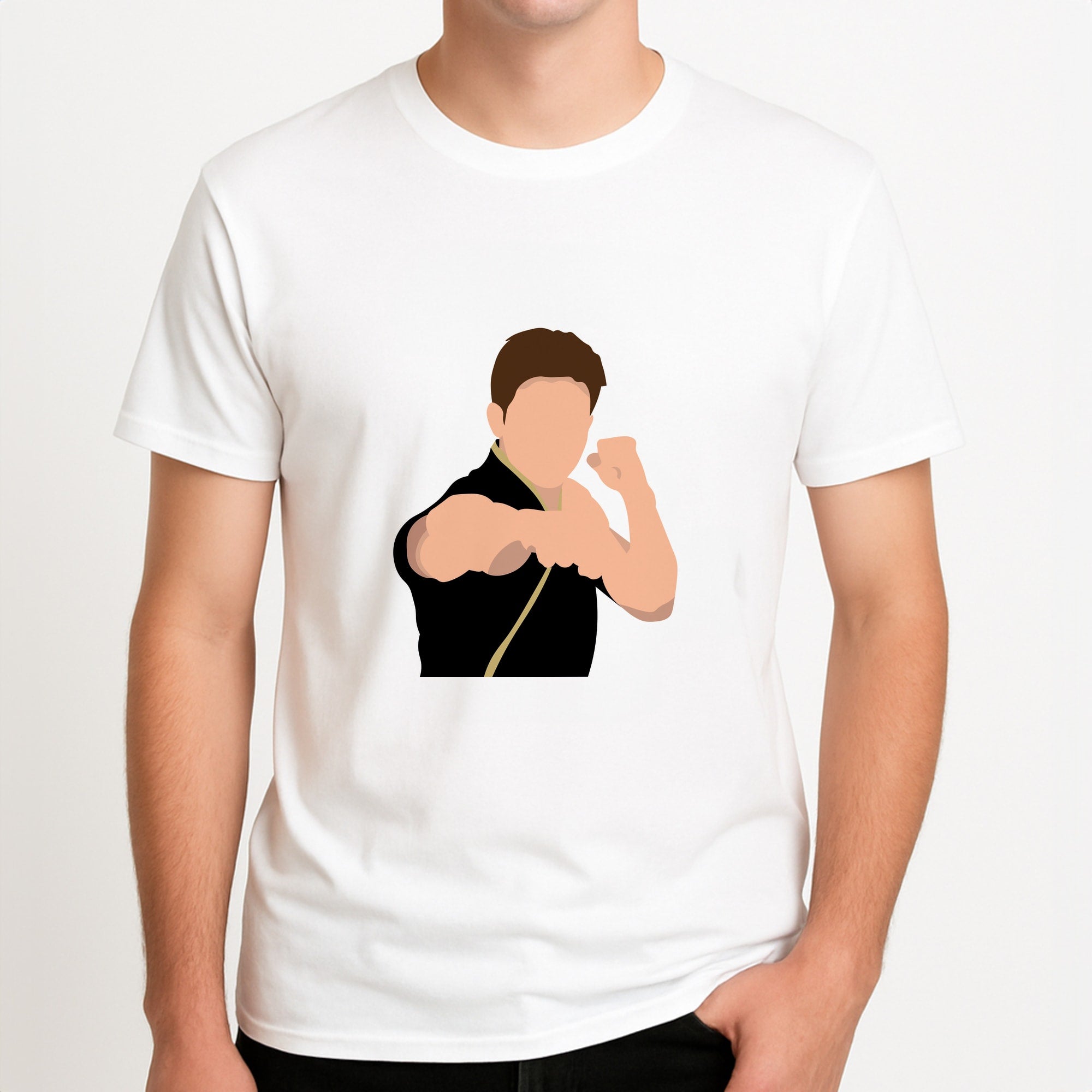 Robby Keane - C Kai Unisex T-Shirt, worn by a male model.