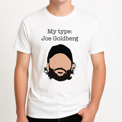 My Type: Joe Unisex T-Shirt, worn by a male model.