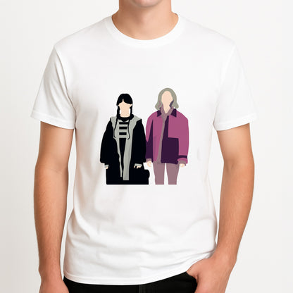 Wednesday And Wednesday Unisex T-Shirt, worn by a male model.