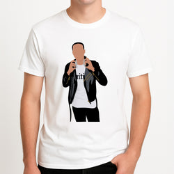 Marvin Humes Unisex T-Shirt, worn by a male model.