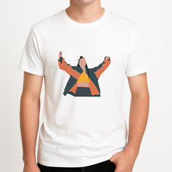 Tulisa - Unisex T-Shirt, worn by a male model.