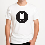 BTS logo Black - K Pop T-Shirt 4
