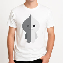 Van 21 - BTS Unisex T-Shirt, worn by a male model.