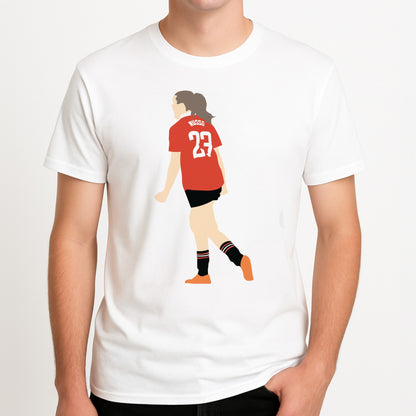 Russo - Womens World Cup Unisex T-Shirt, worn by a male model.