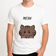 Meow Purple - Cats T-Shirt 4