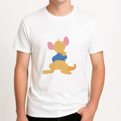 Rats - Winnie The Pooh Unisex T-Shirt, worn by a male model.