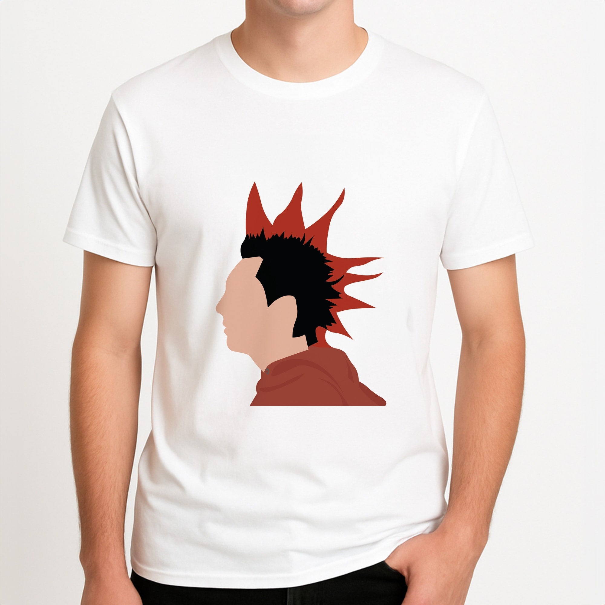 Hawk - C Kai Unisex T-Shirt, worn by a male model.