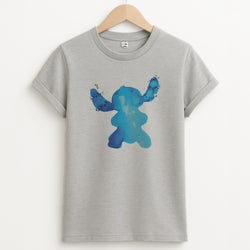 Watercolour Blue Alien Disney T-Shirt