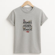 Animals Belong In Our Hearts - Vegan T-Shirt 2