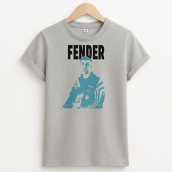 Fender Silhouette Blue T-Shirt