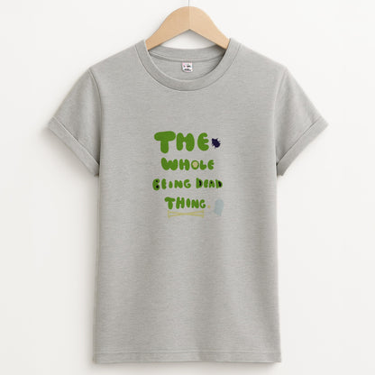 The Whole Being Dead Thing - Beetle Halloween Unisex Grey T-Shirt