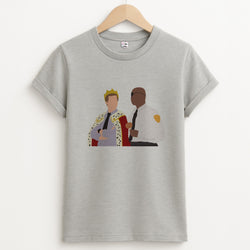Jake and Holt B99 - Halloween Specials Unisex Grey T-Shirt