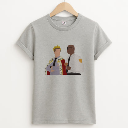 Jake and Holt B99 - Halloween Specials Unisex Grey T-Shirt