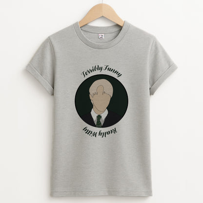 Terribly Funny, Really Witty Draco Malfoy Unisex Grey T-Shirt